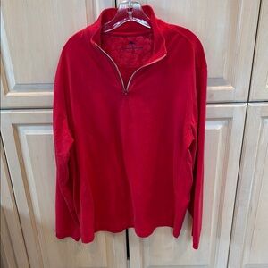 Tommy Bahama Red Quarter-Zip Pullover